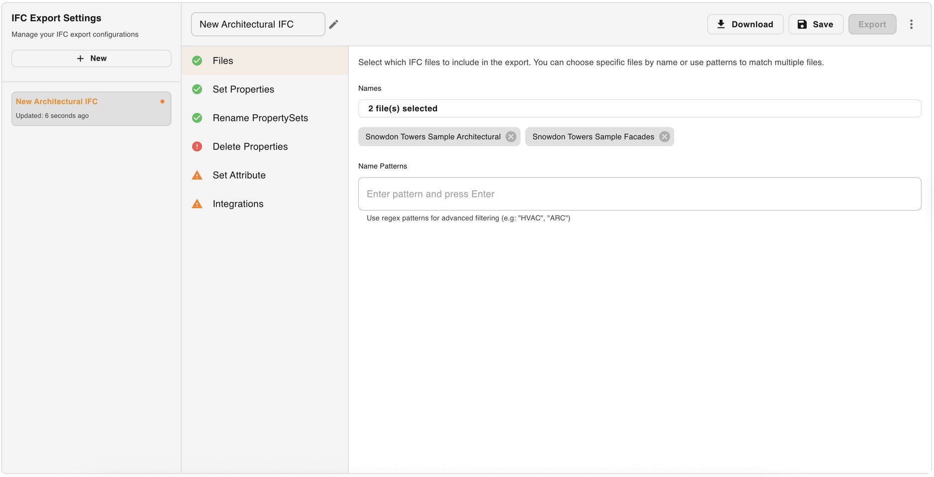 Ifc Export — AnkerDB Resources
